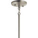 Jolie 1 Light 4.75 inch Brushed Nickel Mini Pendant Ceiling Light in Incandescent