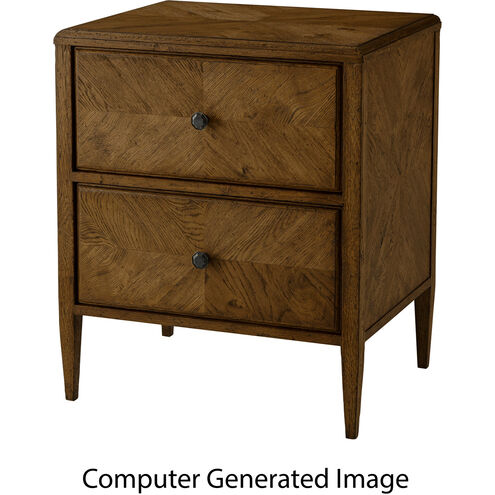 Nova 28.5 X 24 inch Dusk Nightstand, Two Drawers