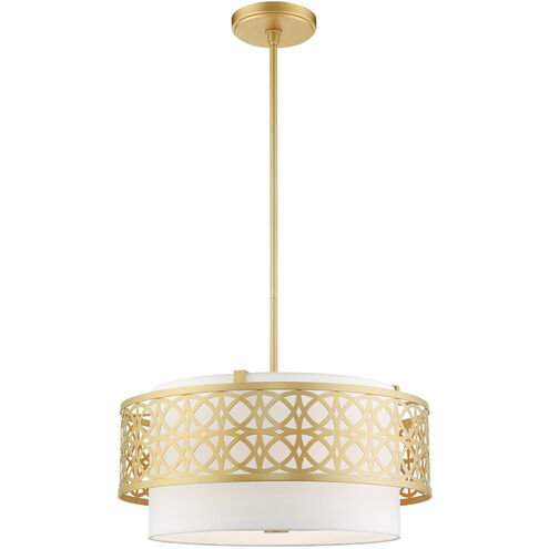 Calinda 4 Light 20 inch Soft Gold Pendant Chandelier Ceiling Light