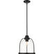 Stanton 1 Light 12 inch Matte Black Pendant Ceiling Light