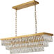 Canada 12 Light 12 inch Gold Chandelier Ceiling Light
