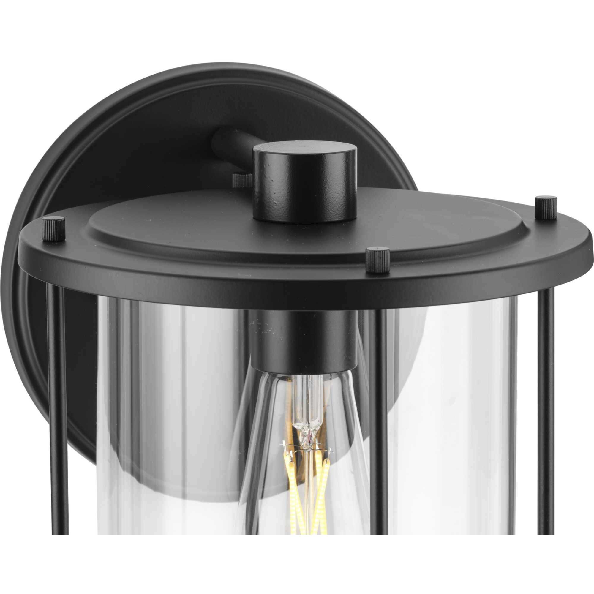 Gunther 1 Light 11.5 inch Matte Black Wall Lantern