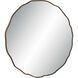 Bern 40 X 40 inch Dark Antique Brushed Brass Wall Mirror