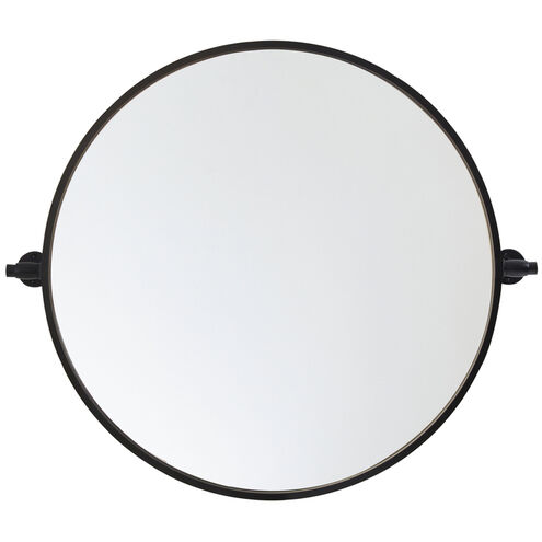 Everly 24 X 24 inch Black Mirror