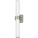 Aiden LED 23 inch Polished Nickel Vanity Light Wall Light, Vertical