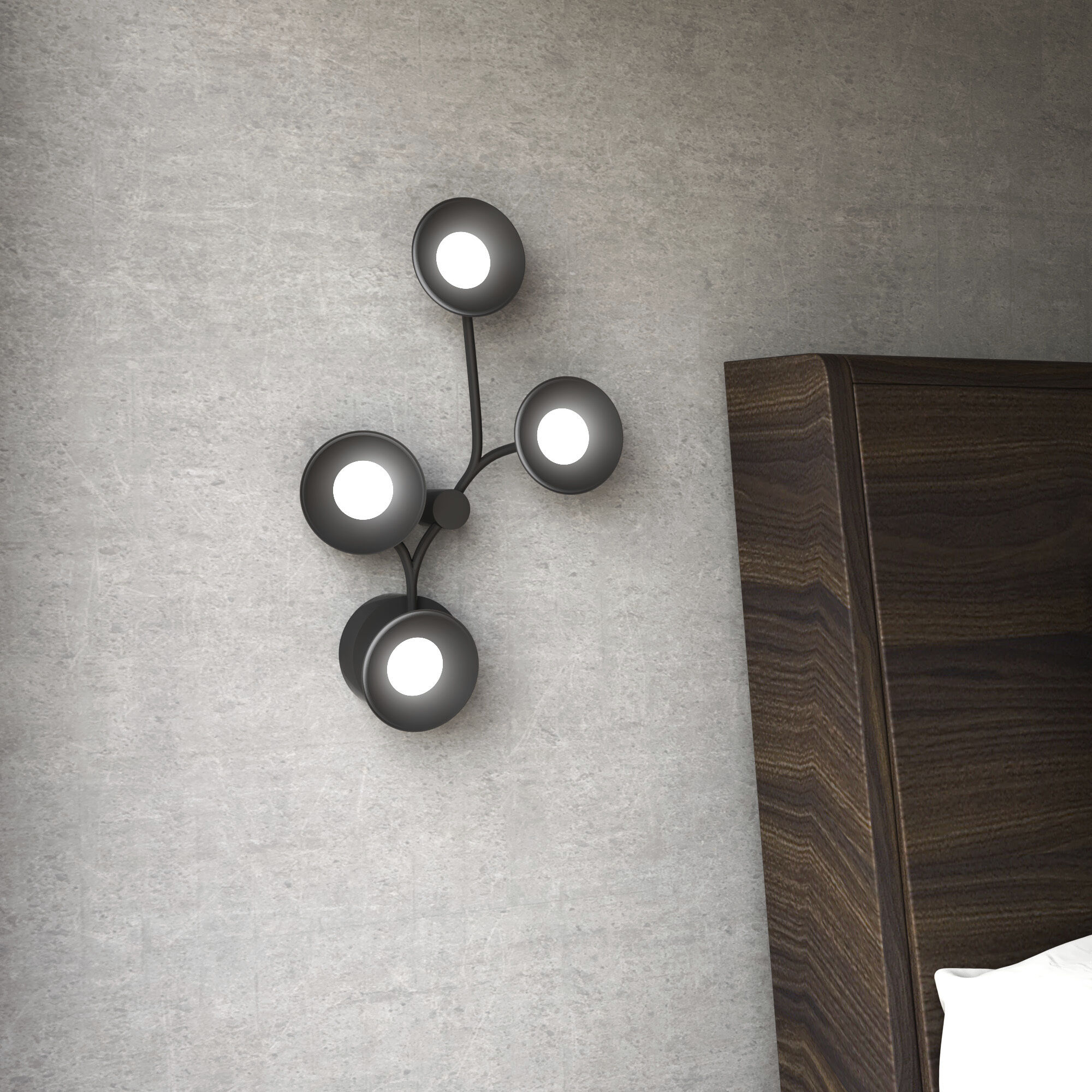 Rotaire LED 13 inch Black ADA Wall Sconce Wall Light