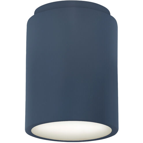 Radiance 1 Light 6.5 inch Midnight Sky Outdoor Flush Mount in Incandescent, Midnight Sky/Matte White