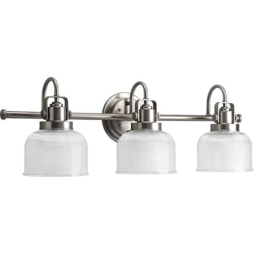 Archie 3 Light 26.25 inch Antique Nickel Bath Vanity Wall Light