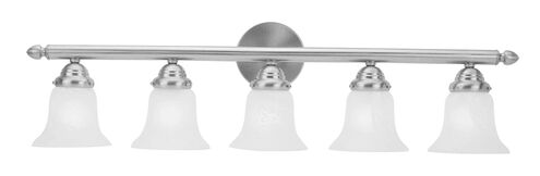 Neptune 5 Light 32 inch Brushed Nickel Bath Vanity Wall Light
