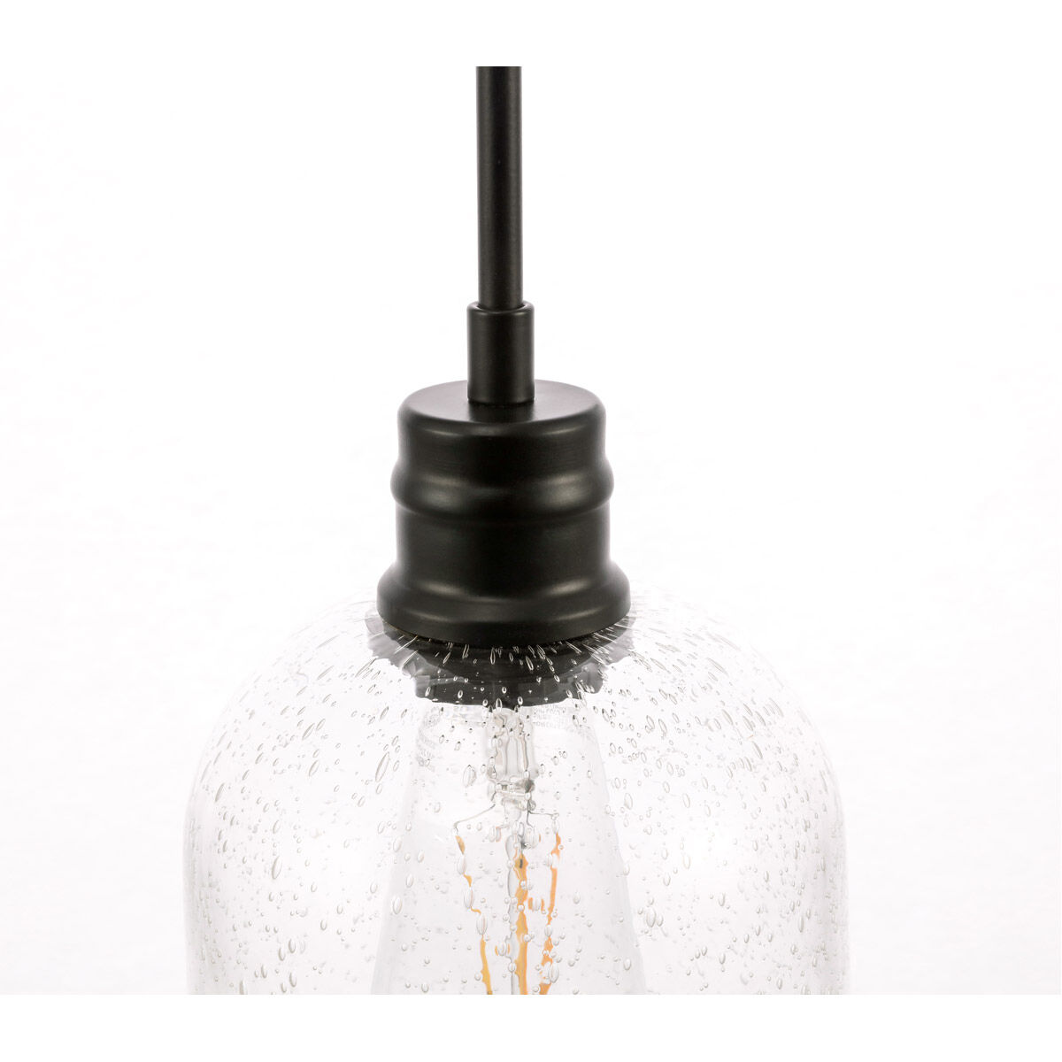 Gabe 1 Light 6 inch Black Pendant Ceiling Light