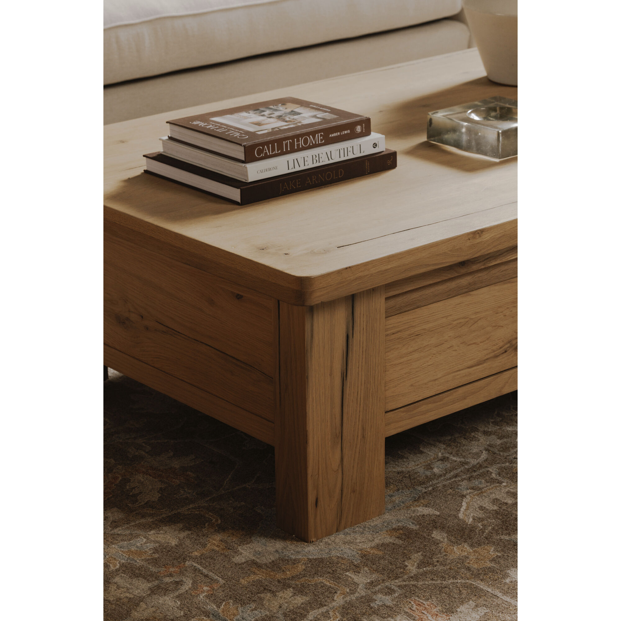 Graham 60 X 35 inch Natural Storage Coffee Table