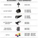 Tyler Bronze 31 watt LED Spot and Flood Lighting in 4000K, WAC Landscape