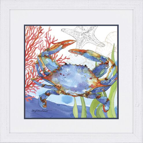 Animals Collection Blue Framed Art
