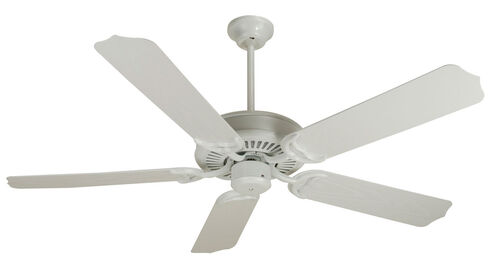 Porch Fan 52 inch White Outdoor Ceiling Fan With Blades Included in Outdoor Standard White