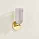 Liba 1 Light 4.75 inch Aged Brass/Soft Peignoir Wall Sconce Wall Light