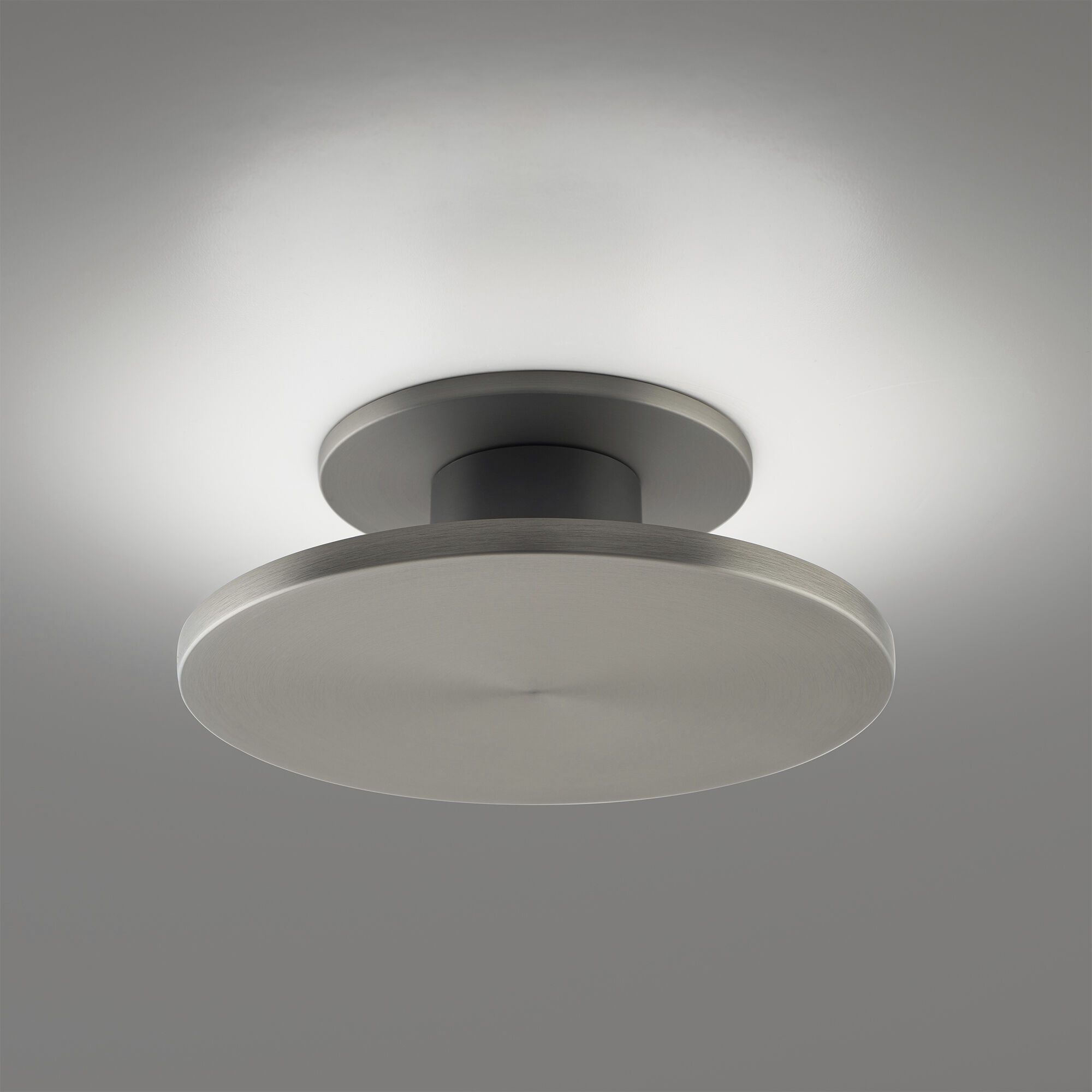 Twist-N-Lite LED 8 inch Brushed Nickel Semi-Flush Mount Ceiling Light, WAC Limited