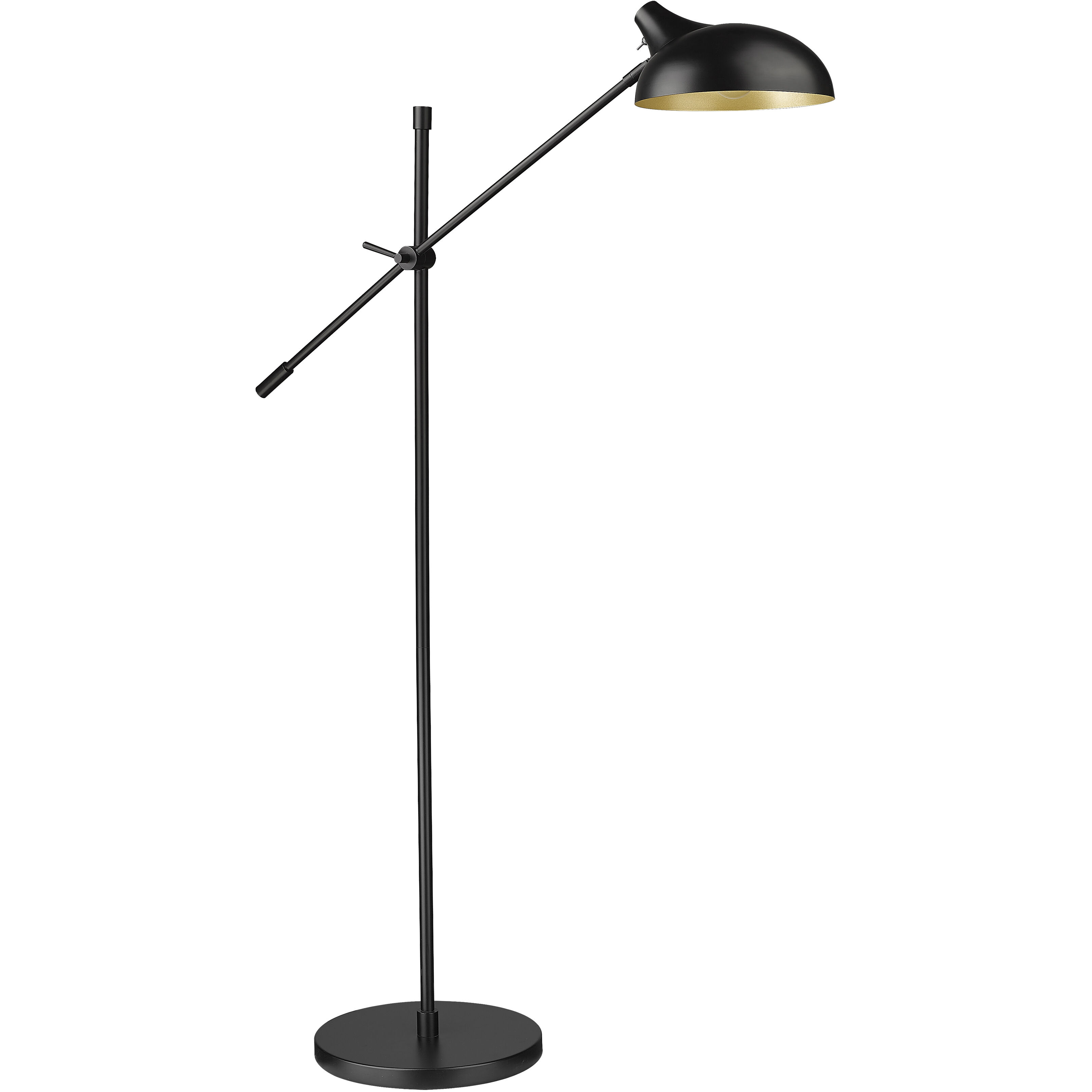 Bellamy 52 inch 100.00 watt Matte Black Floor Lamp Portable Light