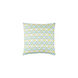 Lina 20 X 20 inch Aqua and Butter Throw Pillow