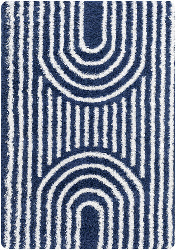 Urban Shag 123 X 94 inch Navy Rug, Rectangle