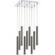 Forest LED 14 inch Chrome Chandelier Ceiling Light