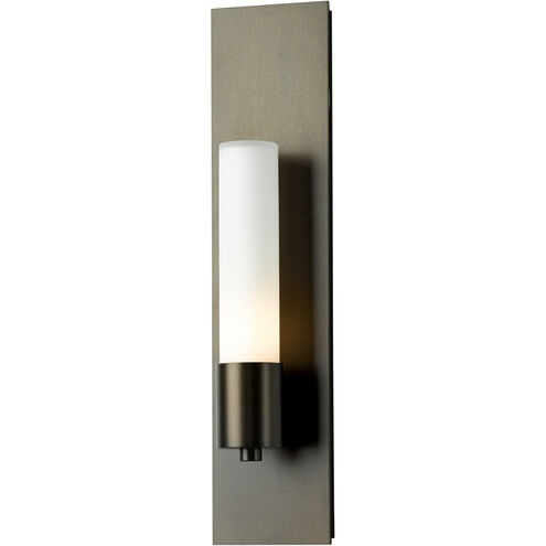 Pillar 1 Light 4.3 inch Bronze ADA Sconce Wall Light in Opal