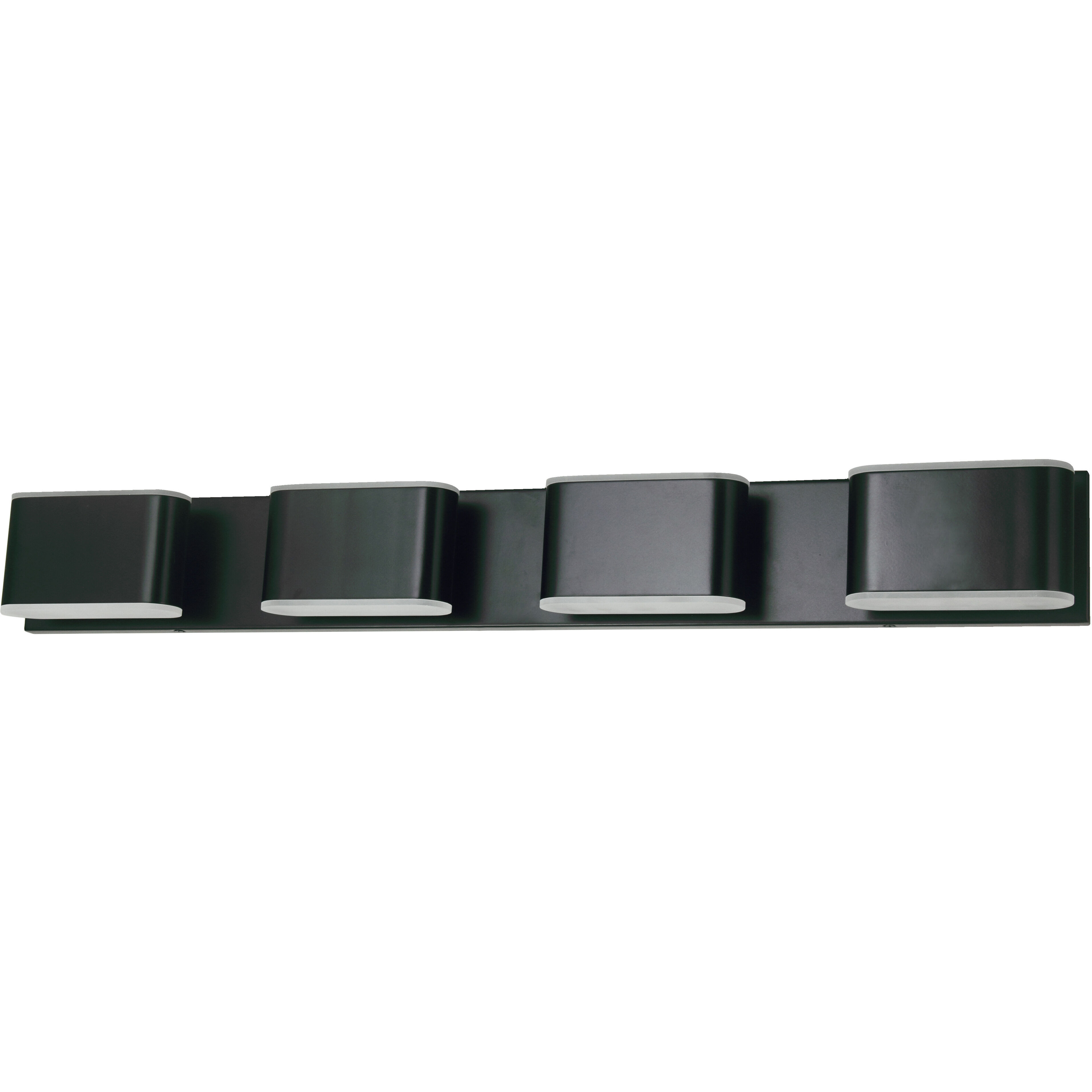 Bianca LED 35 inch Black Bath Vanity Light Wall Light