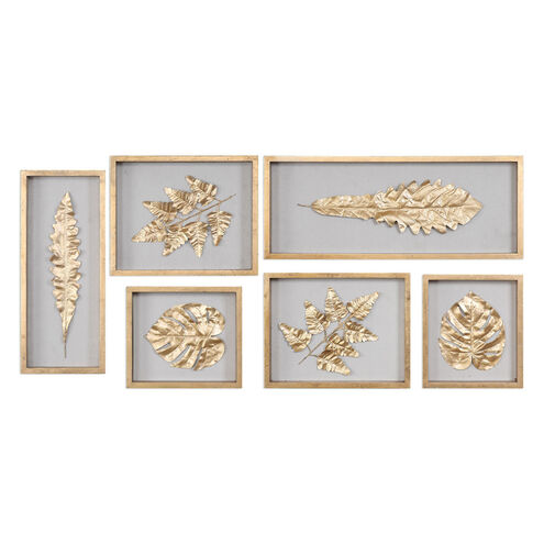 Golden Leaves Gold Leaf Shadow Boxes