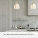 Arcelia 1 Light 12 inch Matte Black Pendant Ceiling Light, Medium