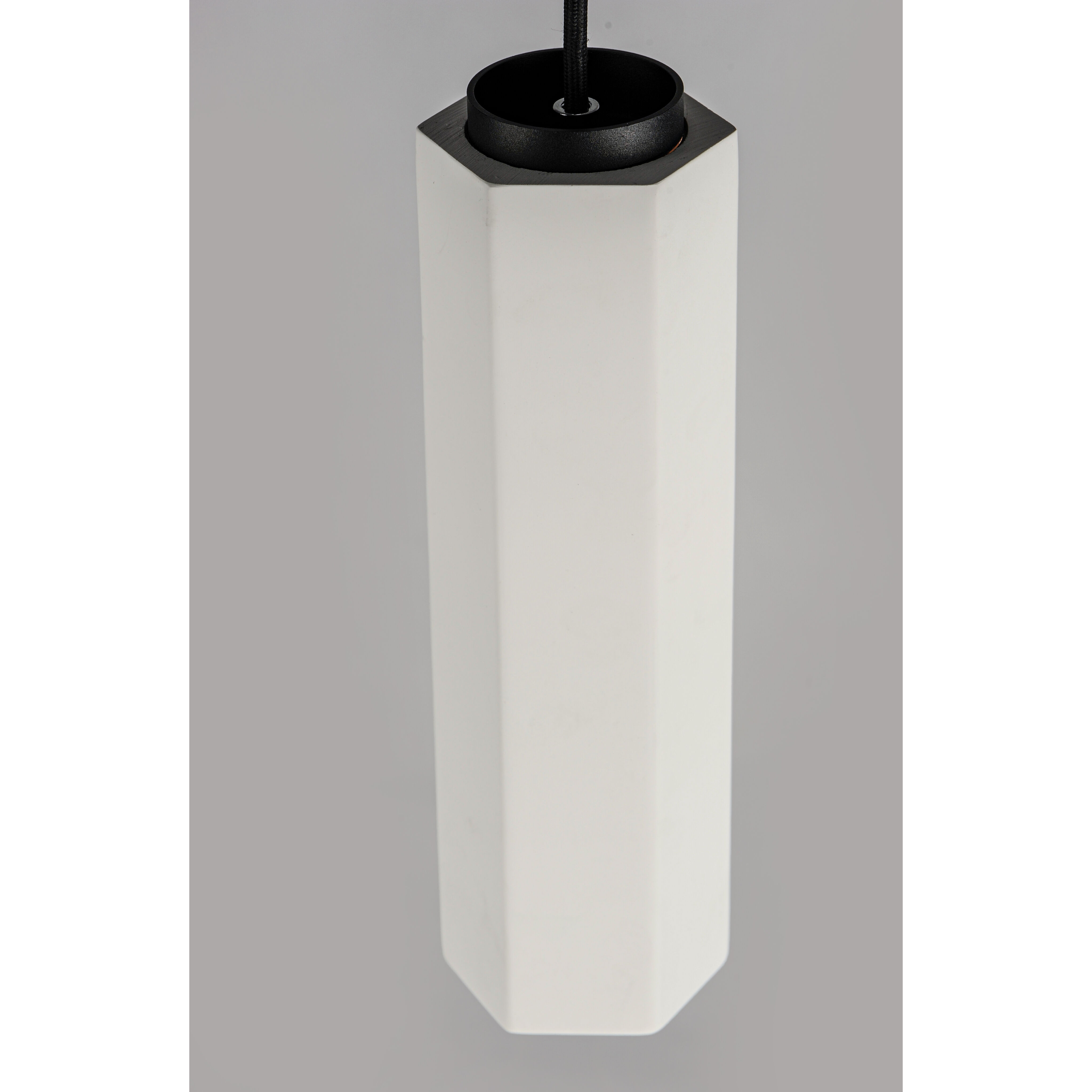 Allen LED 3.25 inch White and Black Single Pendant Ceiling Light