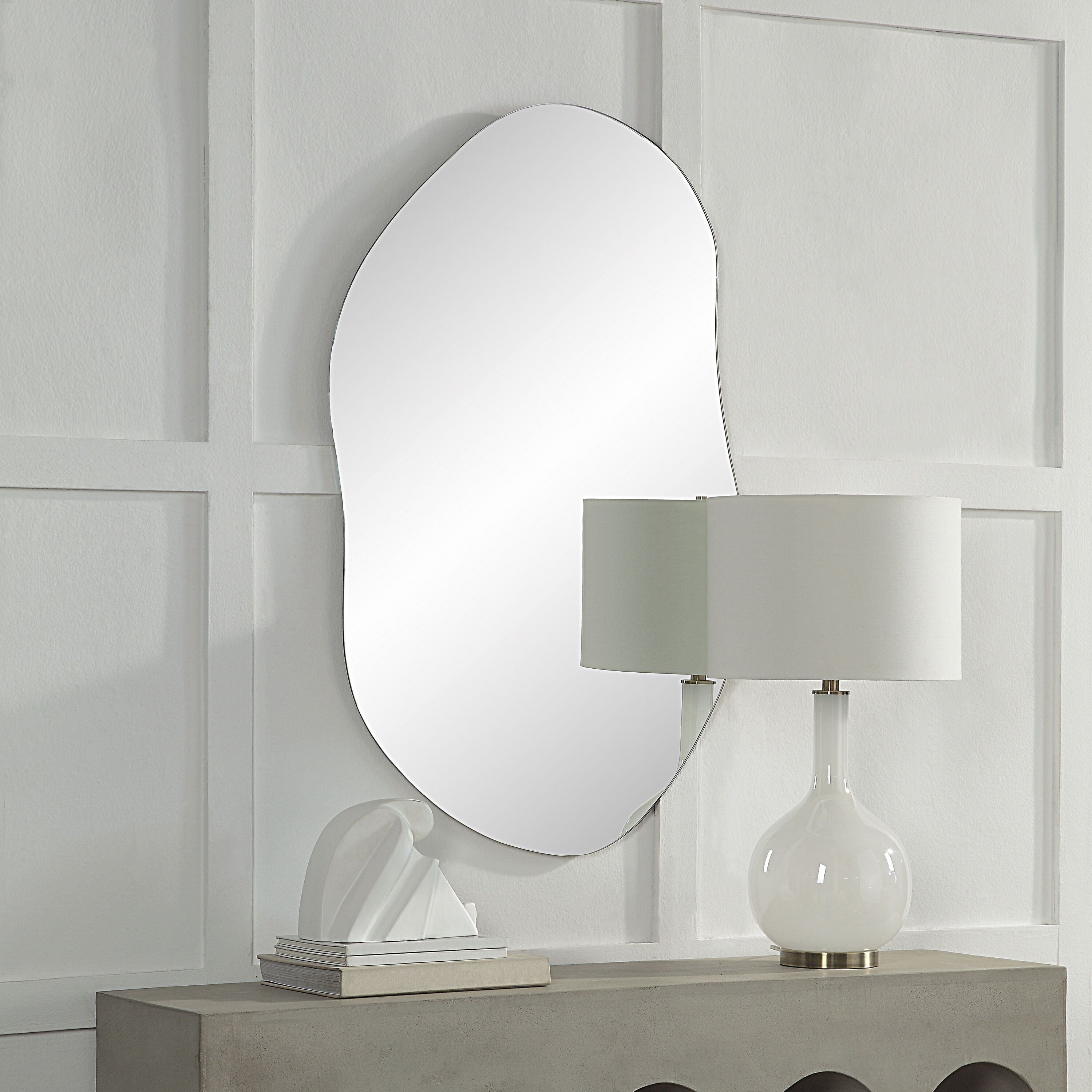 Angelonia 45.25 X 30 inch Wall Mirror