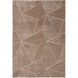 Eclectic Luxe 36 X 24 inch Brown Rug in 2 x 3