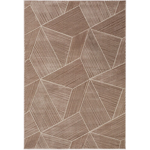 Eclectic Luxe 36 X 24 inch Brown Rug in 2 x 3