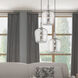 Art Glass 1 Light 9 inch Brushed Nickel Mini Pendant Ceiling Light