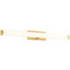 Carlisle LED 2.5 inch Aged Brass ADA Indoor Wall Lighting in 2700K
