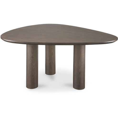 Finley 59.5 X 51.75 inch Dark Brown Dining Table