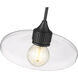 Paloma 1 Light 14 inch Matte Black Pendant Ceiling Light