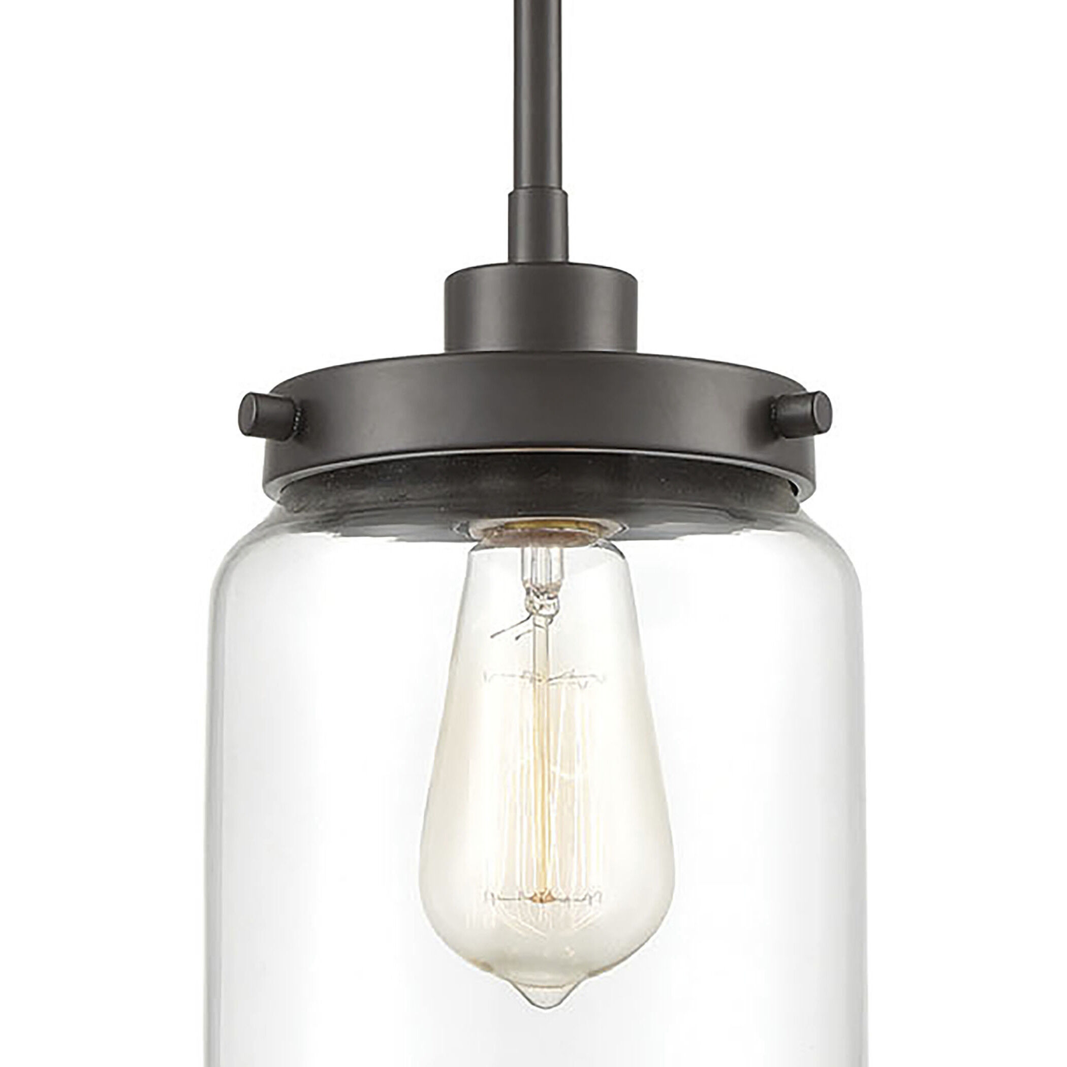 Mason 1 Light 6 inch Oil Rubbed Bronze Mini Pendant Ceiling Light