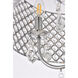 Elise 4 Light 17 inch Chrome Flush Mount Ceiling Light