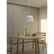 Taiko 1 Light 11.81 inch Matte White Interior Pendant Light Ceiling Light