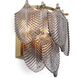 Verbier 2 Light 10.83 inch Light Brushed Brass and Smoke Glass Wall Lamp Wall Light