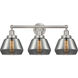 Fulton 3 Light 24.5 inch Brushed Satin Nickel Bath Vanity Light Wall Light