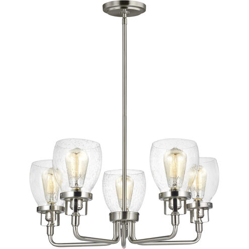 Belton 5 Light 23.88 inch Brushed Nickel Chandelier Ceiling Light