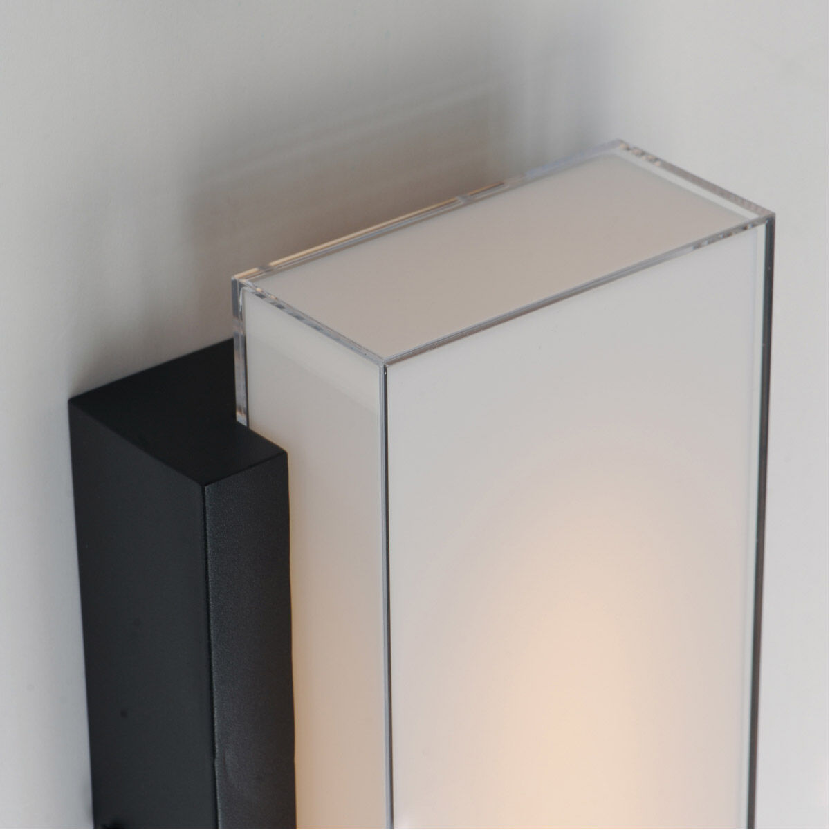 Tower LED 22 inch Black Outdoor Wall Sconce