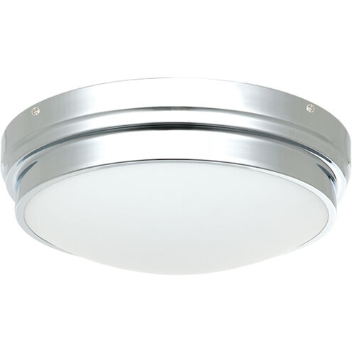 Fresh Colonial 2 Light 14 inch Chrome Flush Mount Ceiling Light
