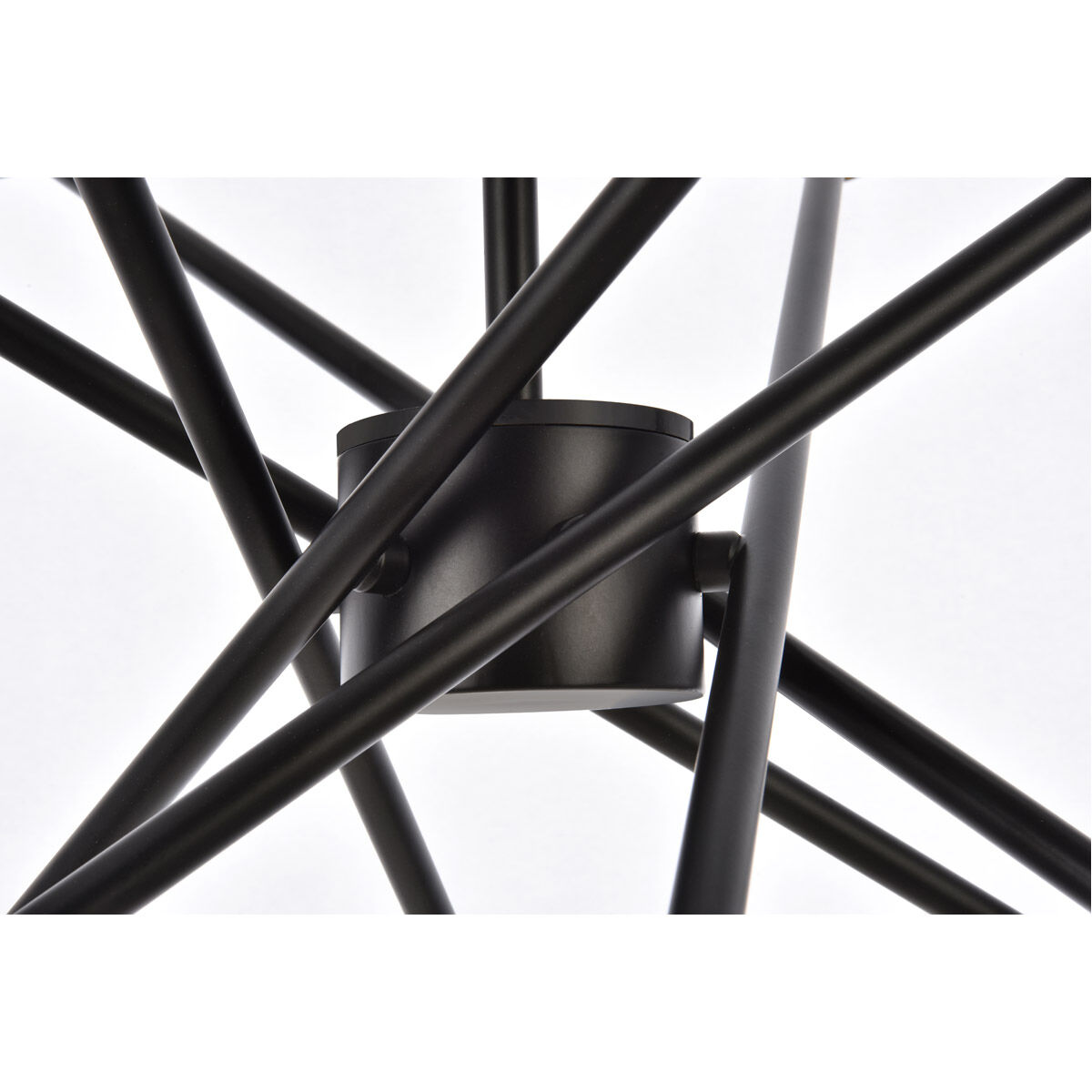 Armin 6 Light 32 inch Black and Brass Pendant Ceiling Light