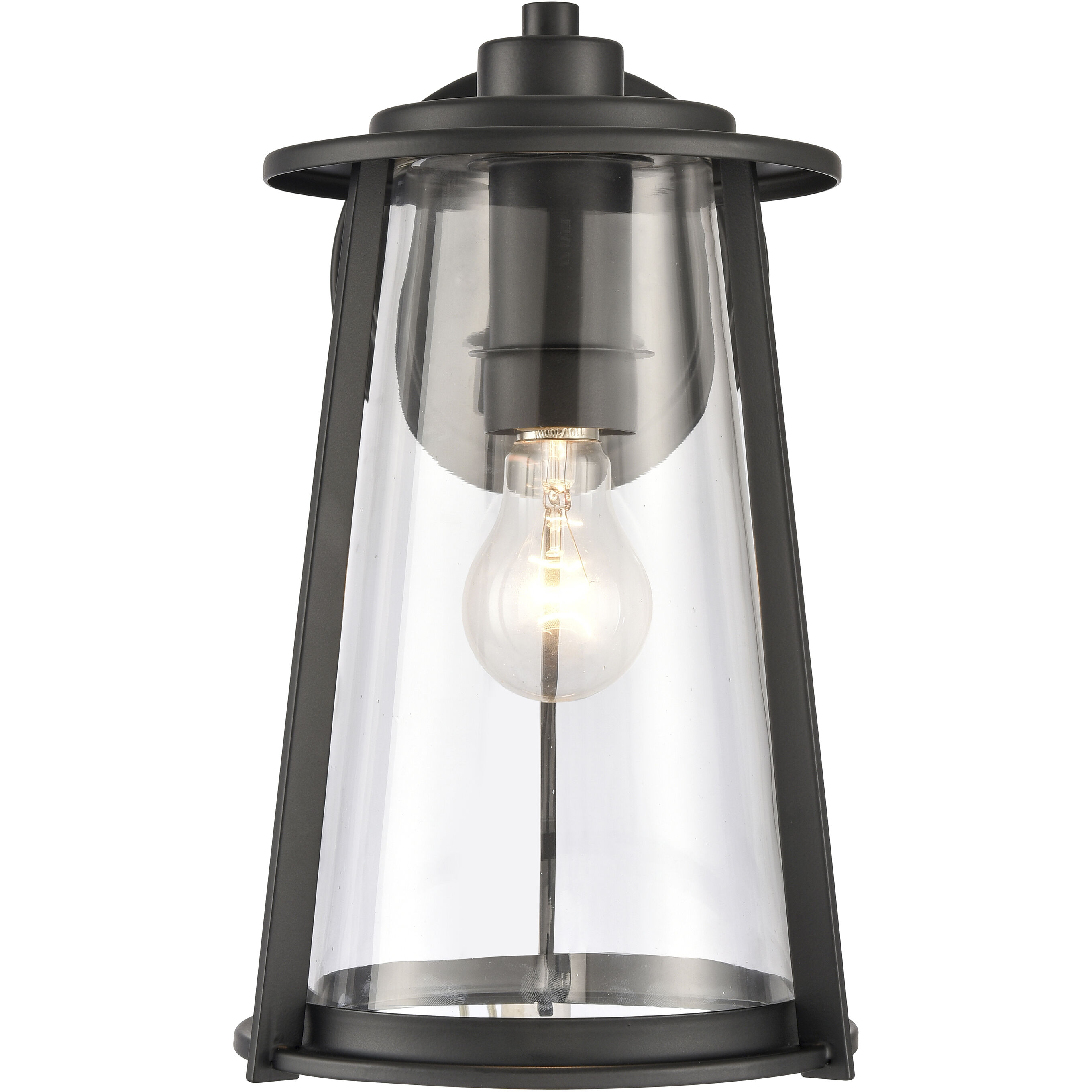 Kennison 1 Light 13 inch Matte Black Outdoor Wall Sconce