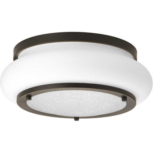 Navagio Beach LED 12 inch Antique Bronze Flush Mount Ceiling Light, Progress LED