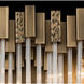 Matrix 3 Light 28 inch Havana Gold Bath Vanity Light Wall Light
