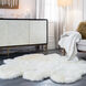 Sheepskin 72 X 48 inch Ivory Rug in 4 X 6, Rectangle
