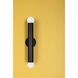 Taylor 2 Light Soft Black Wall Sconce Wall Light